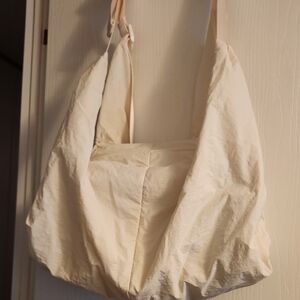 All in Motion Cream Soft Slouchy Duffle/ Overnight/Gym/Travel Shoulder Bag